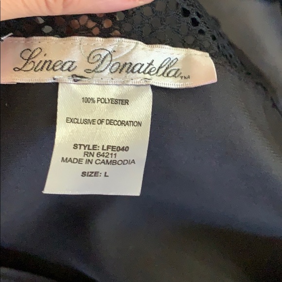 Linea Donatella two piece shorts lingerie lace set - Picture 6 of 11